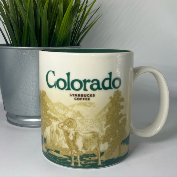 Starbucks Other - Starbucks 2012 Global Icon Collection Colorado coffee mug Green and Tan 16oz